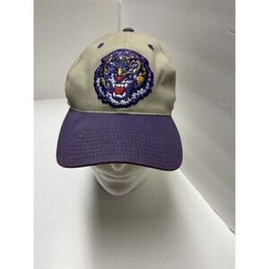 LSU Tigers Purple captains collection Adjustable Strapback Cap Hat